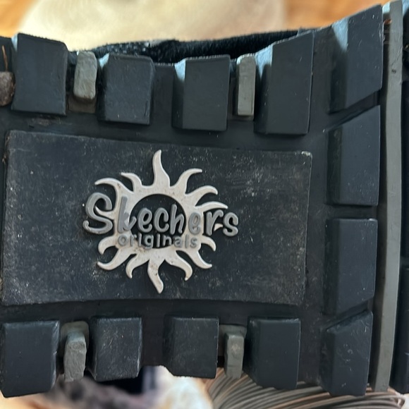 Skechers black suede & faux fur waterproof insulated convertible winter boots 9 - Picture 11 of 11